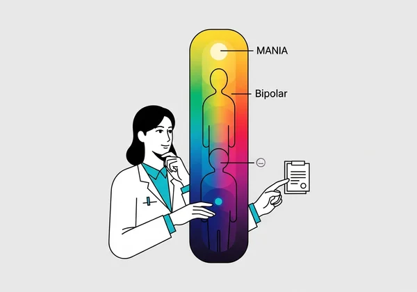A spectrum of moods and a professional guiding diagnosis.