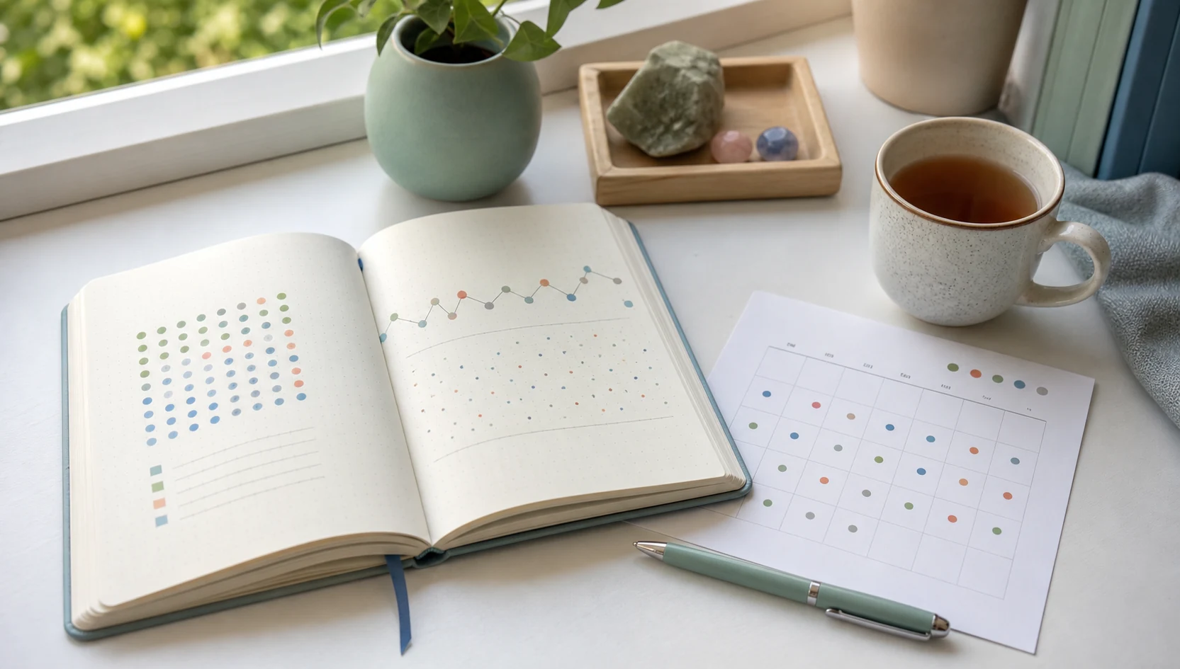 Mood tracking across cycles